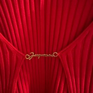 Jacquemus red cardigan